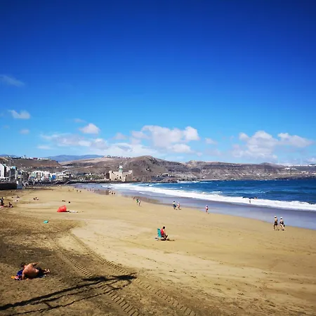 Acogedor En Primera Linea De Playa Canteras Apartment *